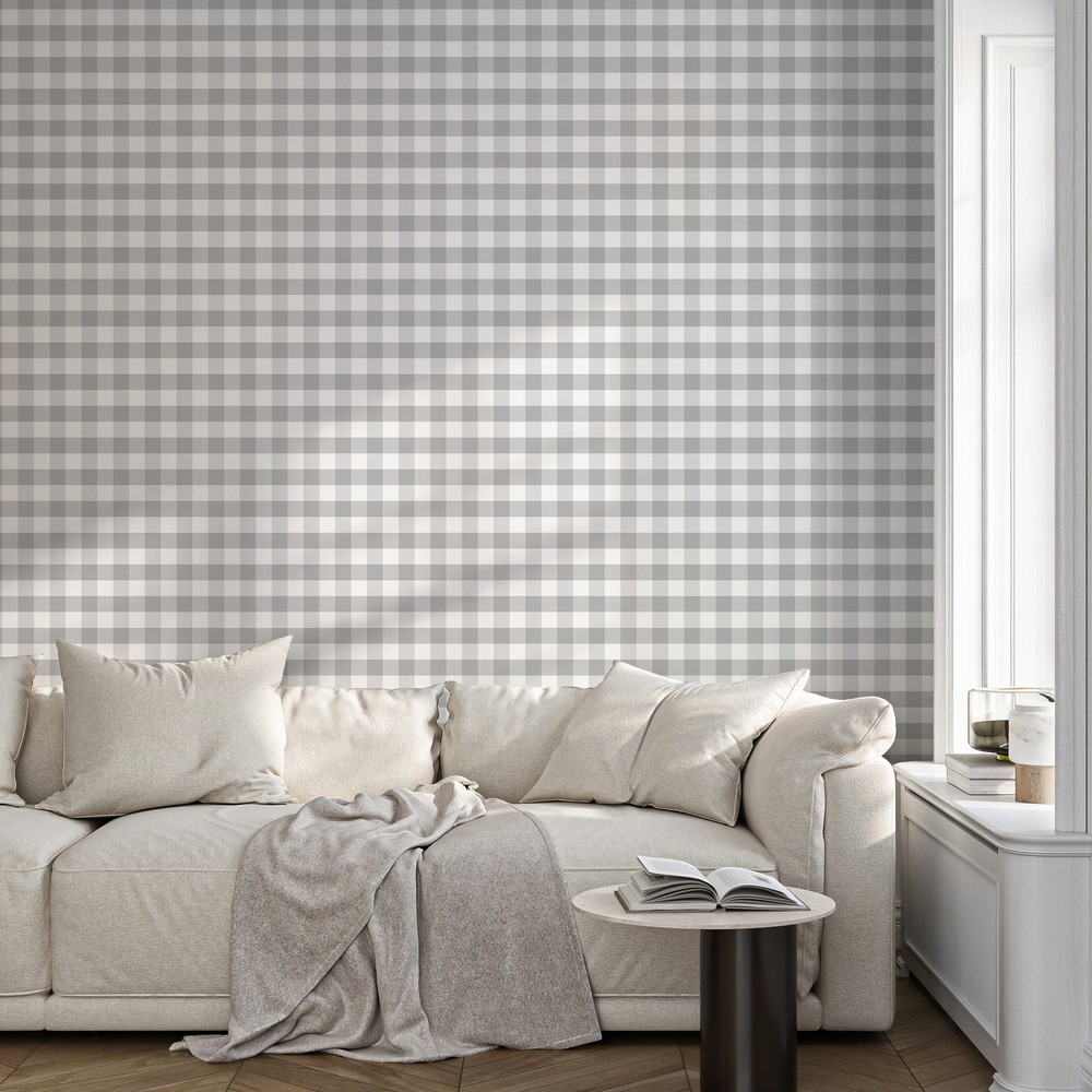 Picture of Checkered Solid Grey - 1031901-14